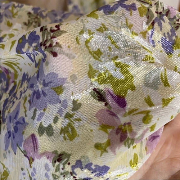 NWT ASTR the Label Anastasia Cottagecore Cutout Floral Dress - Picture 10 of 13